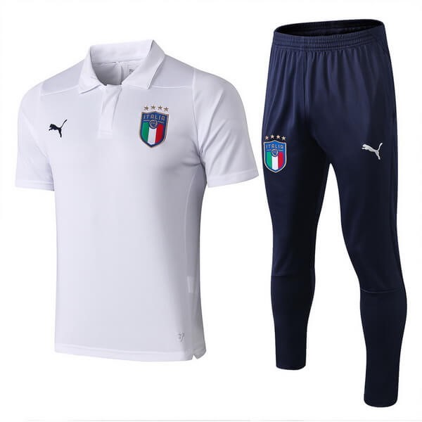 Polo Ensemble Complet Italie 2018 Blanc